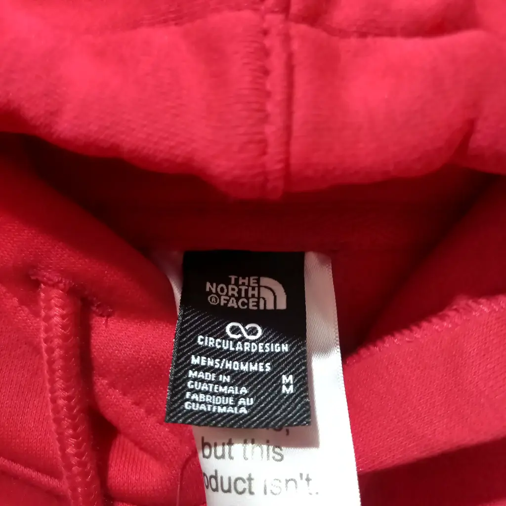 sudadera the north face M rojo encendido 5.webp