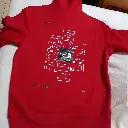 sudadera the north face M rojo encendido 7.webp